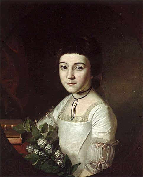 Charles Willson Peale Portrait of Henrietta Maria Bordley at age 10 Spain oil painting art